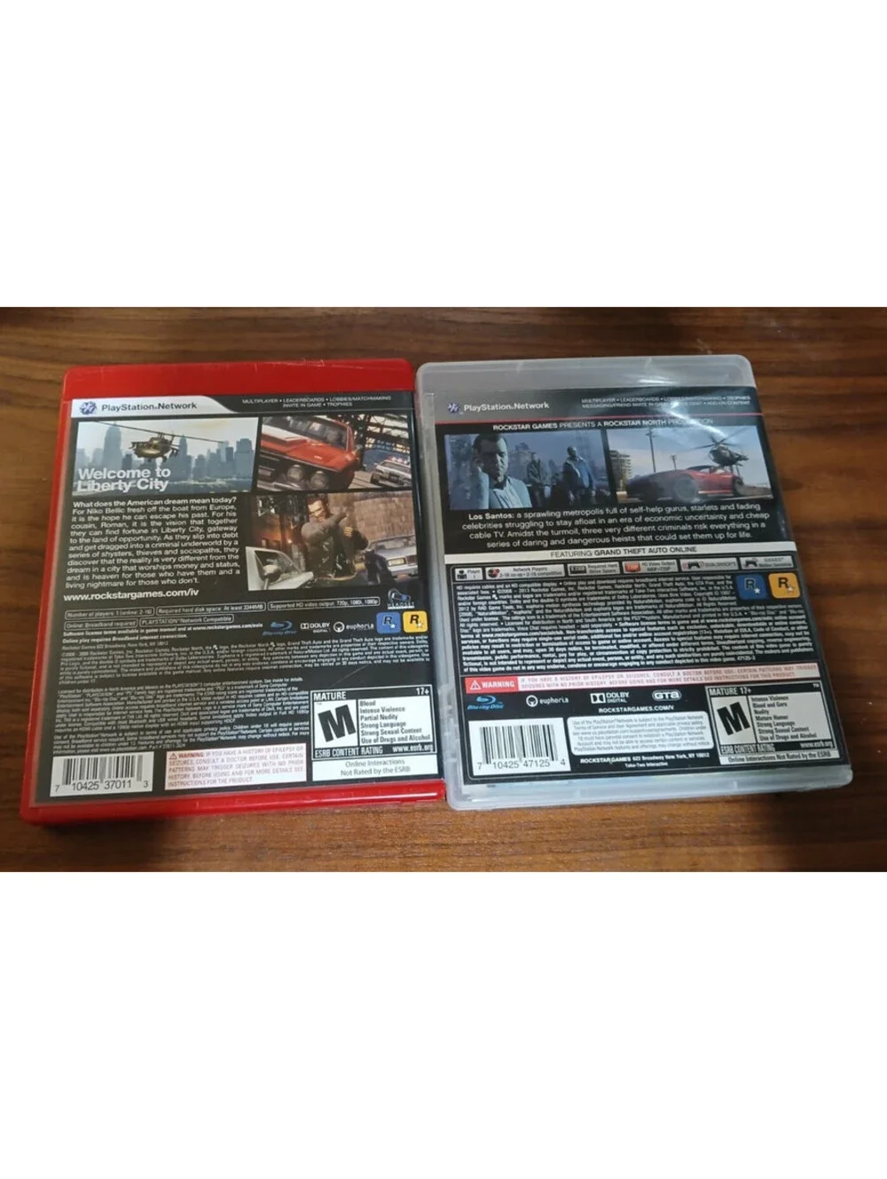 Grand Theft Autvo IV & V (PlayStation 3) Bundle